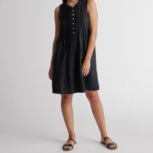 Quince 100% European Linen Sleeveless Swing Dress